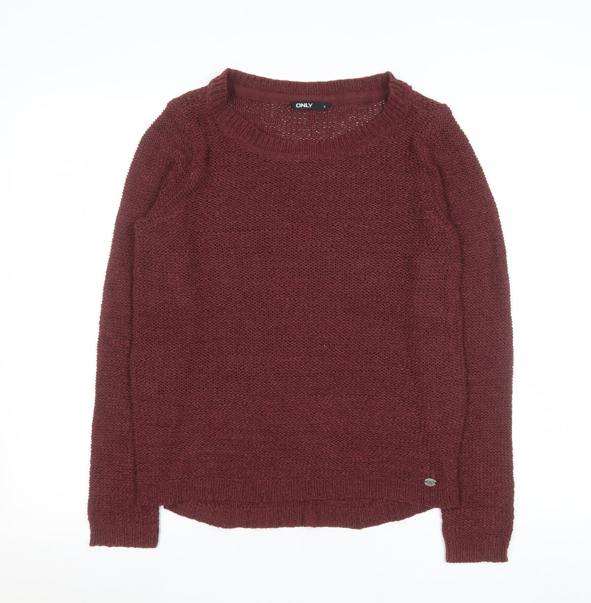 Unisex Adults UK Size S Only Red Pullover Jumper