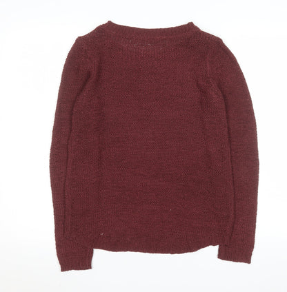 Unisex Adults UK Size S Only Red Pullover Jumper