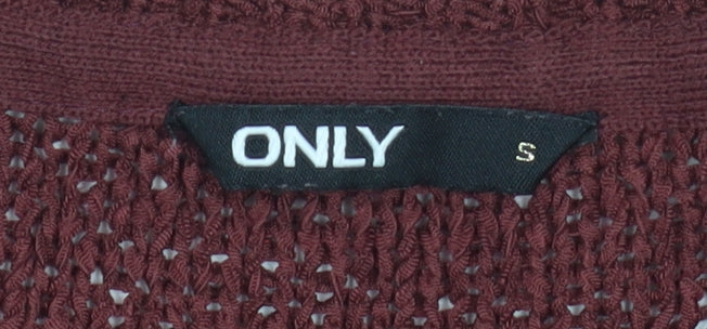 Unisex Adults UK Size S Only Red Pullover Jumper