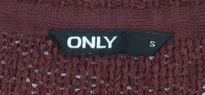 Unisex Adults UK Size S Only Red Pullover Jumper