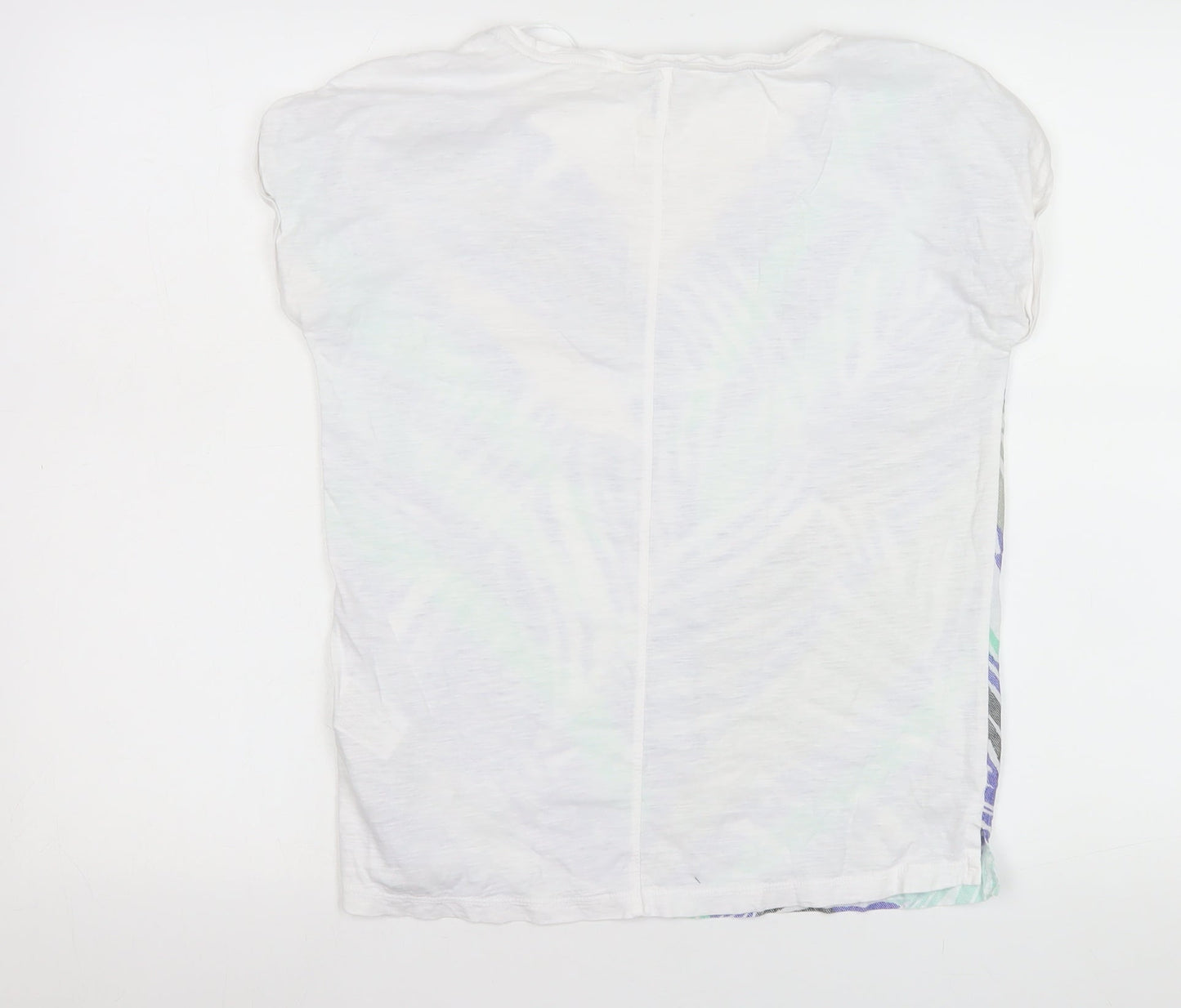 Womens UK Size XS Sandwich Multicoloured Basic T-Shirt