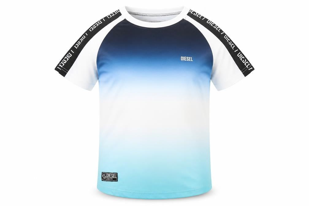 Boys UK Size 9-10 Years Diesel Blue Basic T-Shirt