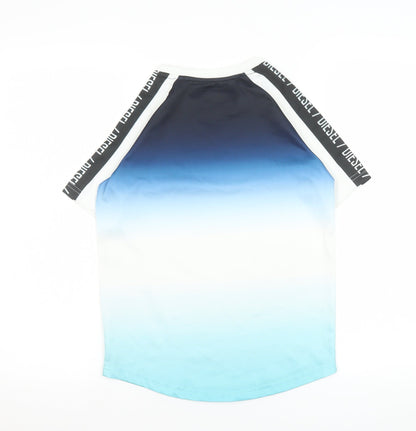 Boys UK Size 9-10 Years Diesel Blue Basic T-Shirt