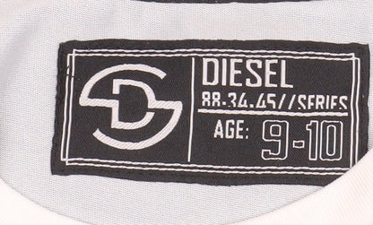 Boys UK Size 9-10 Years Diesel Blue Basic T-Shirt