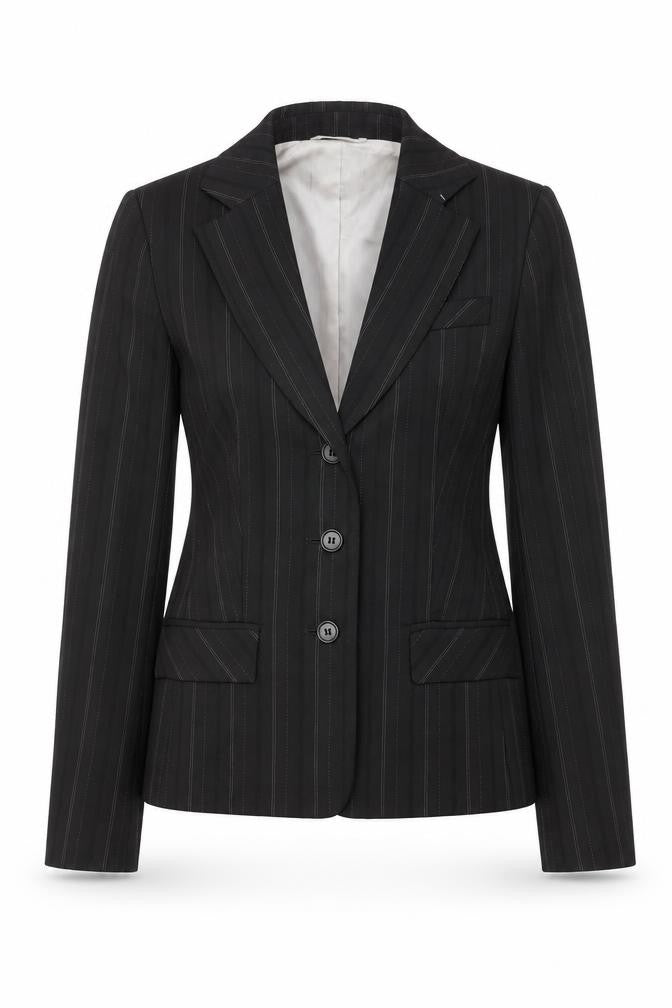 Womens UK Size 10 Oasis Regular Black Blazer