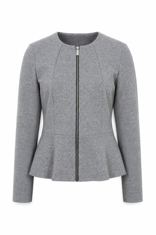 Womens UK Size 8 Dorothy Perkins Grey Basic Jacket
