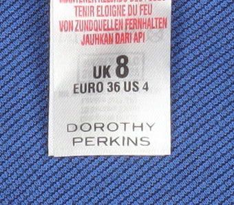 Womens UK Size 8 Dorothy Perkins Grey Basic Jacket