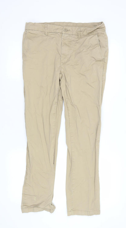 Mens UK Size 32 in Dunnes Stores Regular Fit Chino Beige Trousers