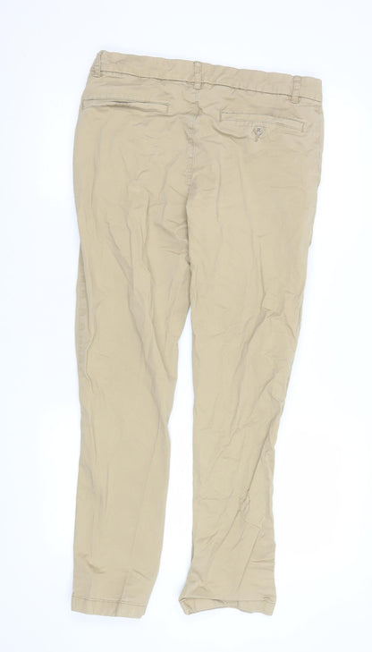 Mens UK Size 32 in Dunnes Stores Regular Fit Chino Beige Trousers
