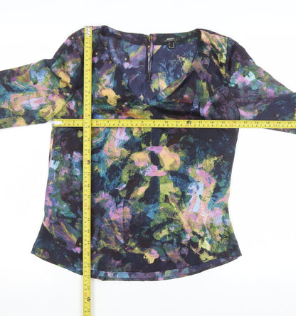 Womens UK Size 6 Mexx Multicoloured Basic Blouse