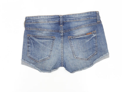 Womens UK Size 8 Mango Regular Fit Cut-Off Shorts