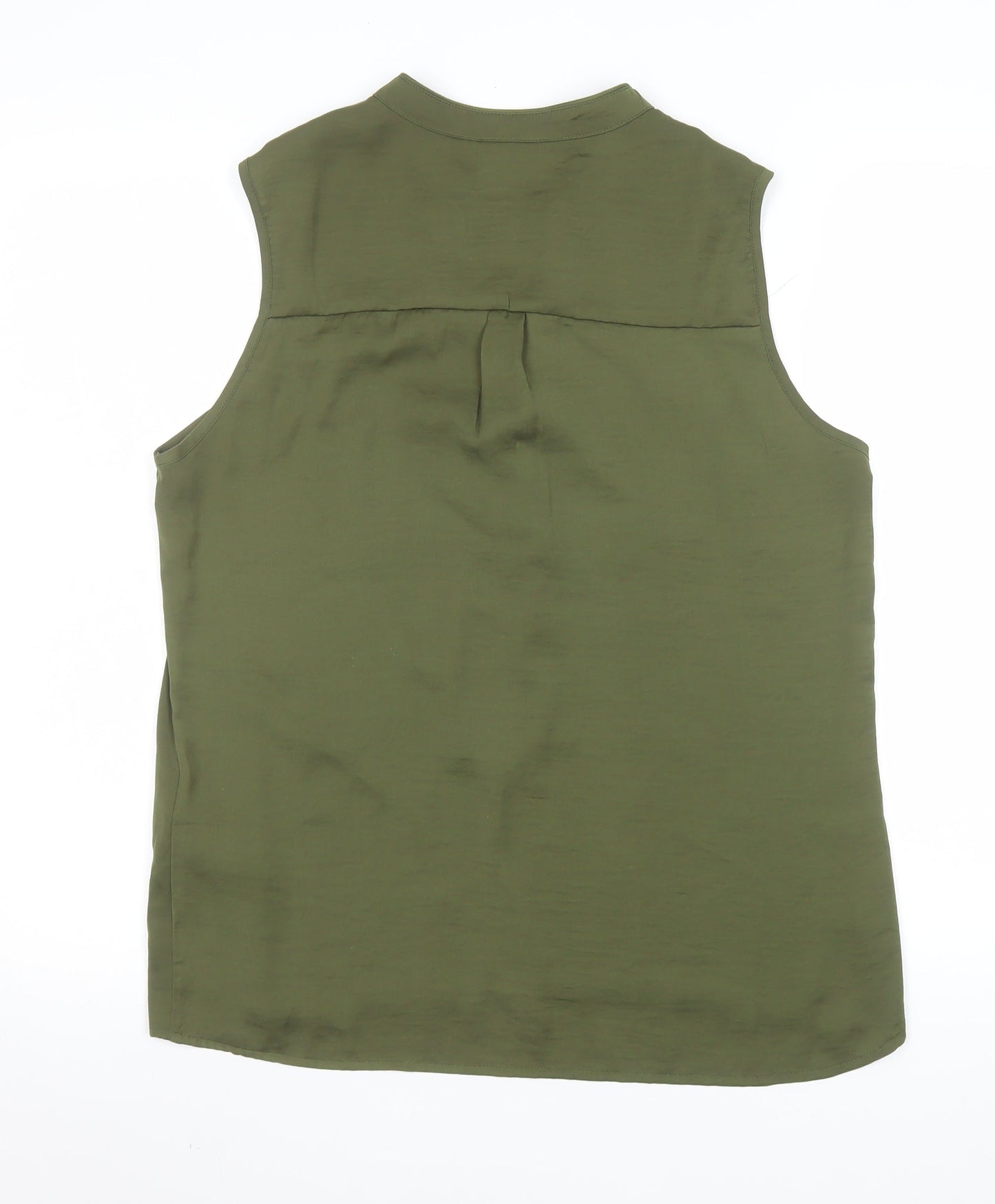 Womens UK Size L VILA Green Basic Blouse