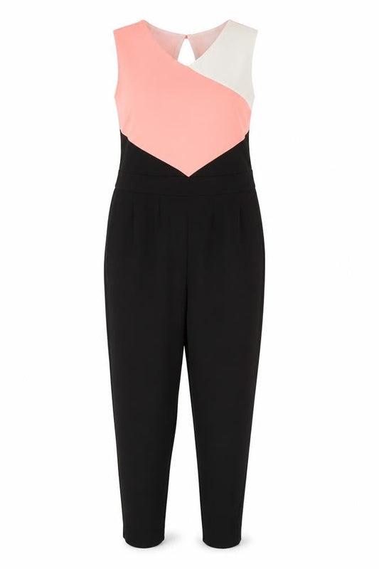 Womens UK Size 12 Quiz One-Piece Multicoloured Jumpsuit