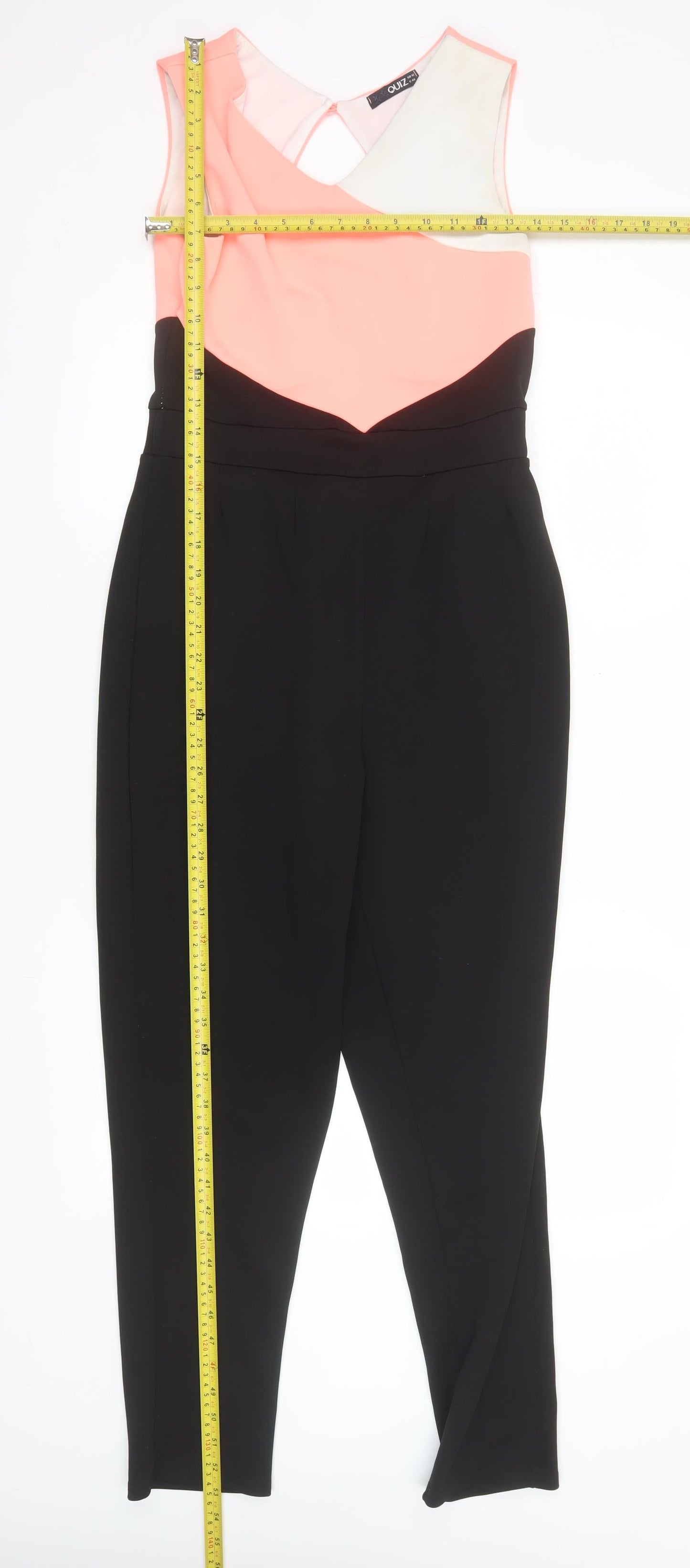 Womens UK Size 12 Quiz One-Piece Multicoloured Jumpsuit