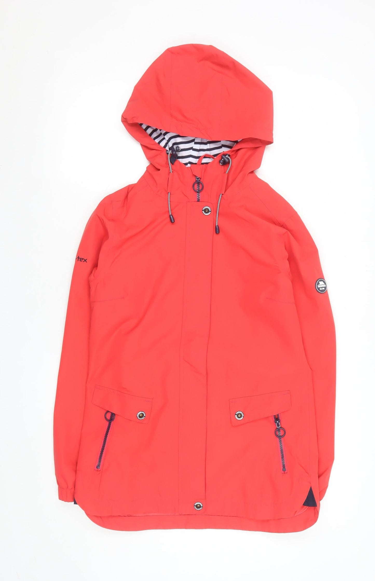 Womens UK Size XS Trespass Red Anorak Coat