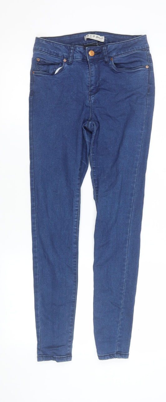 Womens UK Size 8 Denim Co. Slim Fit Skinny Blue Jeans