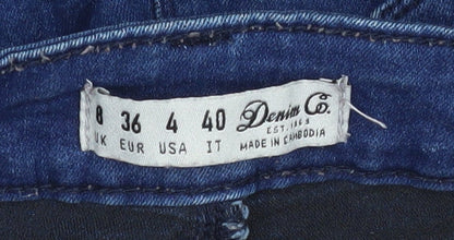 Womens UK Size 8 Denim Co. Slim Fit Skinny Blue Jeans