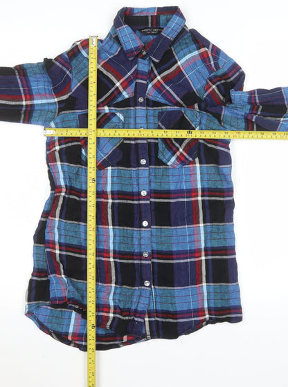 Womens UK Size 10 Dorothy Perkins Multicoloured Basic Button-Up