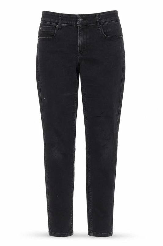 Front view of Only Women's Black Skinny Stretch Denim Jeans M 30