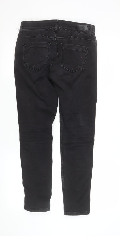 Womens UK Size M Only Slim Fit Skinny Black Jeans