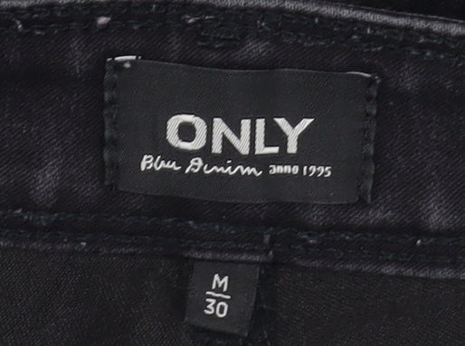 Womens UK Size M Only Slim Fit Skinny Black Jeans