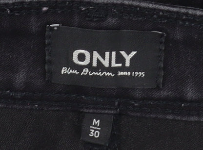 Womens UK Size M Only Slim Fit Skinny Black Jeans