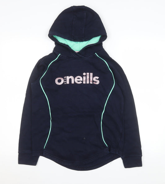 Girls UK Size 10-11 Years O’Neills Blue Pullover Hoodie