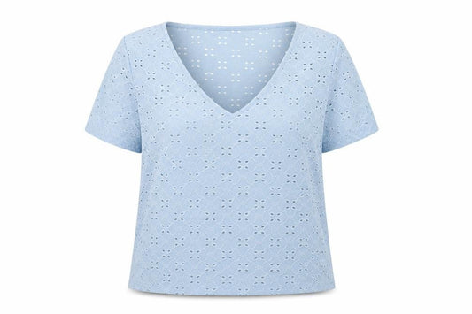 Womens UK Size XL VILA Blue Tunic Blouse