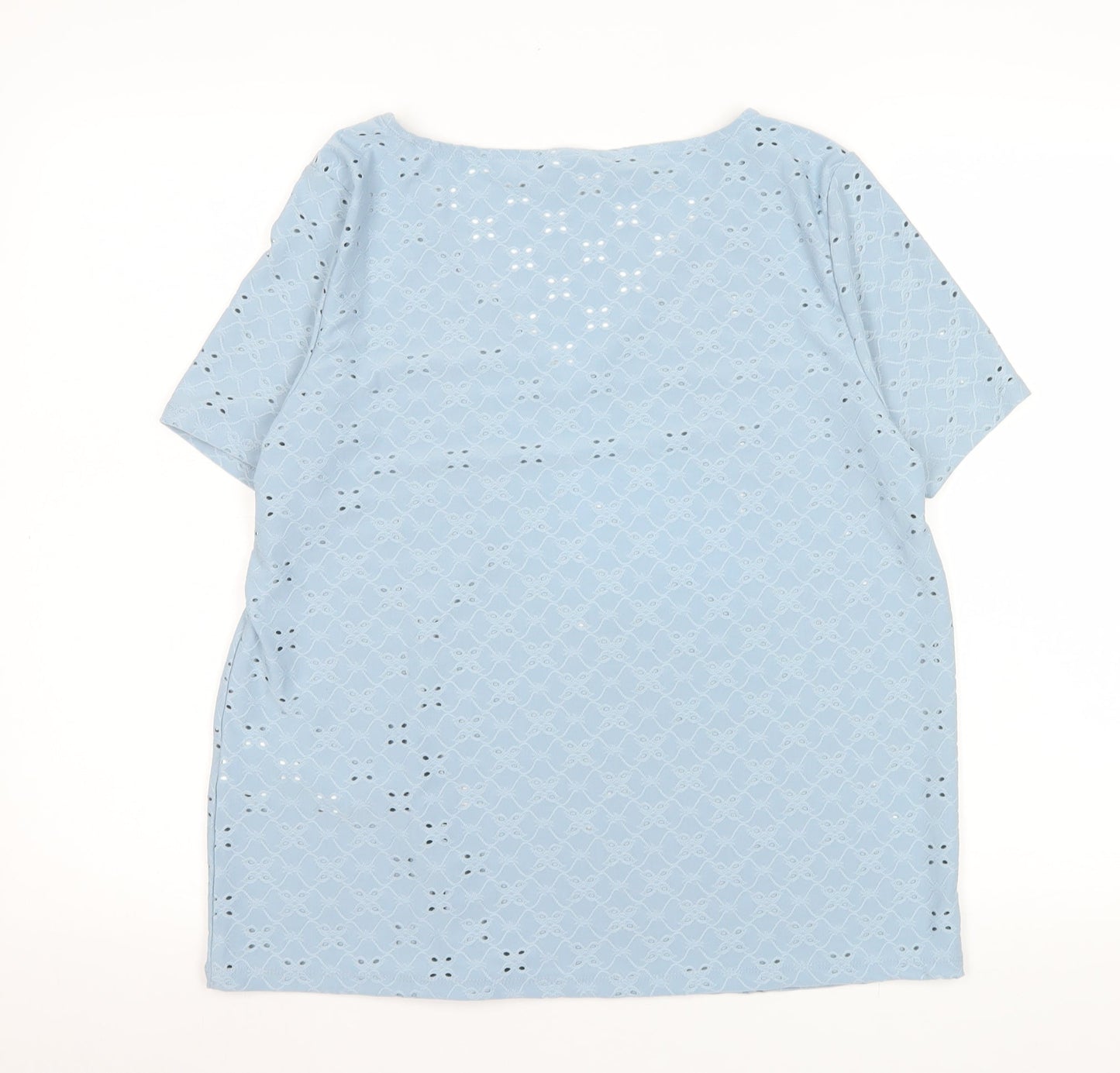 Womens UK Size XL VILA Blue Tunic Blouse