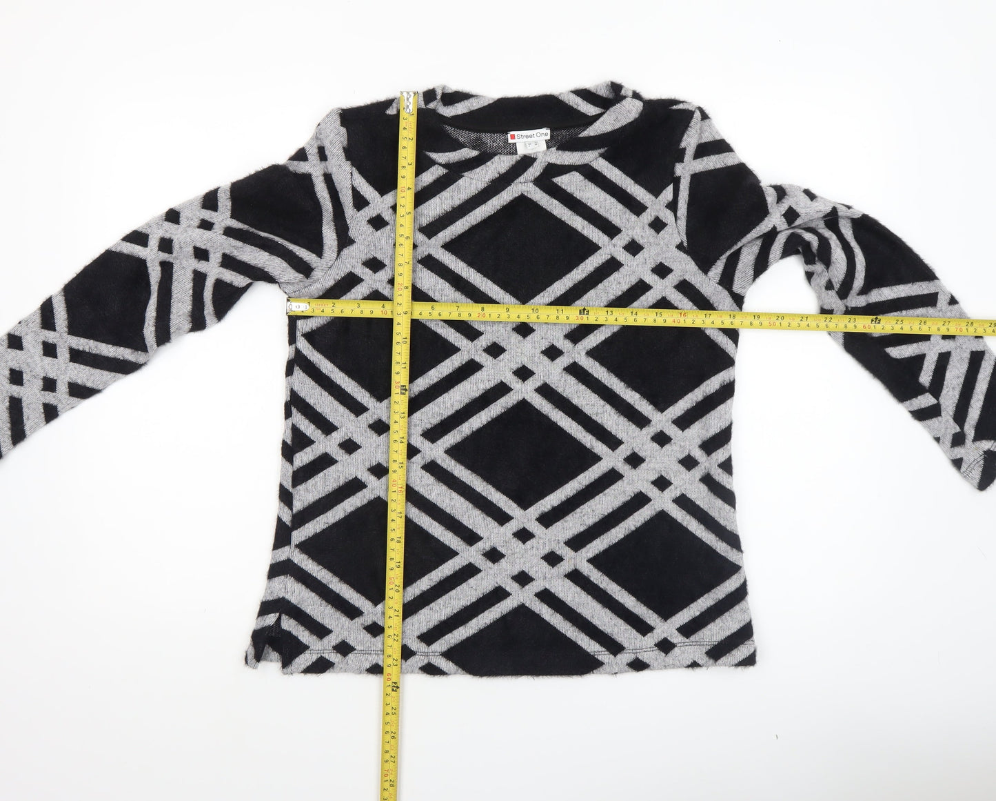Womens UK Size 10 Street One Black Pullover Jumper