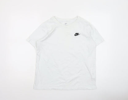 Boys UK Size 158 Nike White Basic T-Shirt