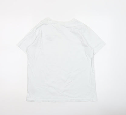 Boys UK Size 158 Nike White Basic T-Shirt