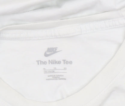 Boys UK Size 158 Nike White Basic T-Shirt