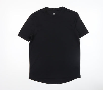 Mens UK Size XS Dunnes Stores Black Gym & TrainingRunning & JoggingWalking T-Shi