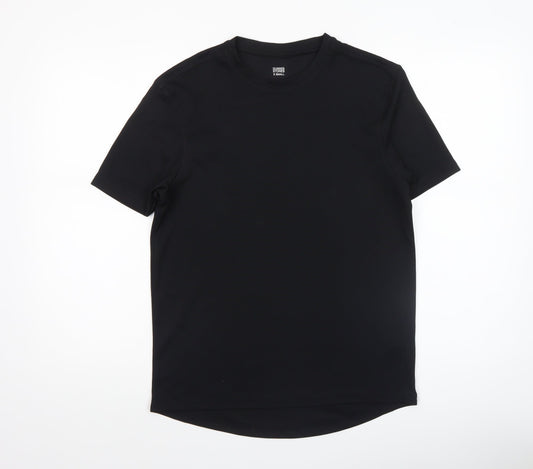 Mens UK Size XS Dunnes Stores Black Gym & TrainingRunning & JoggingWalking T-Shi
