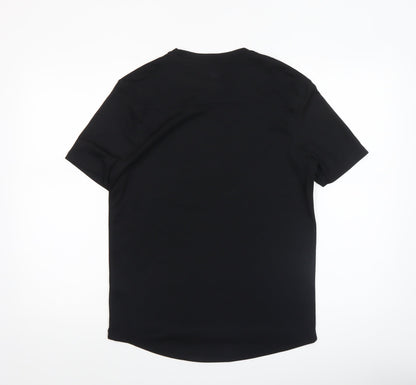 Mens UK Size XS Dunnes Stores Black Gym & TrainingRunning & JoggingWalking T-Shi