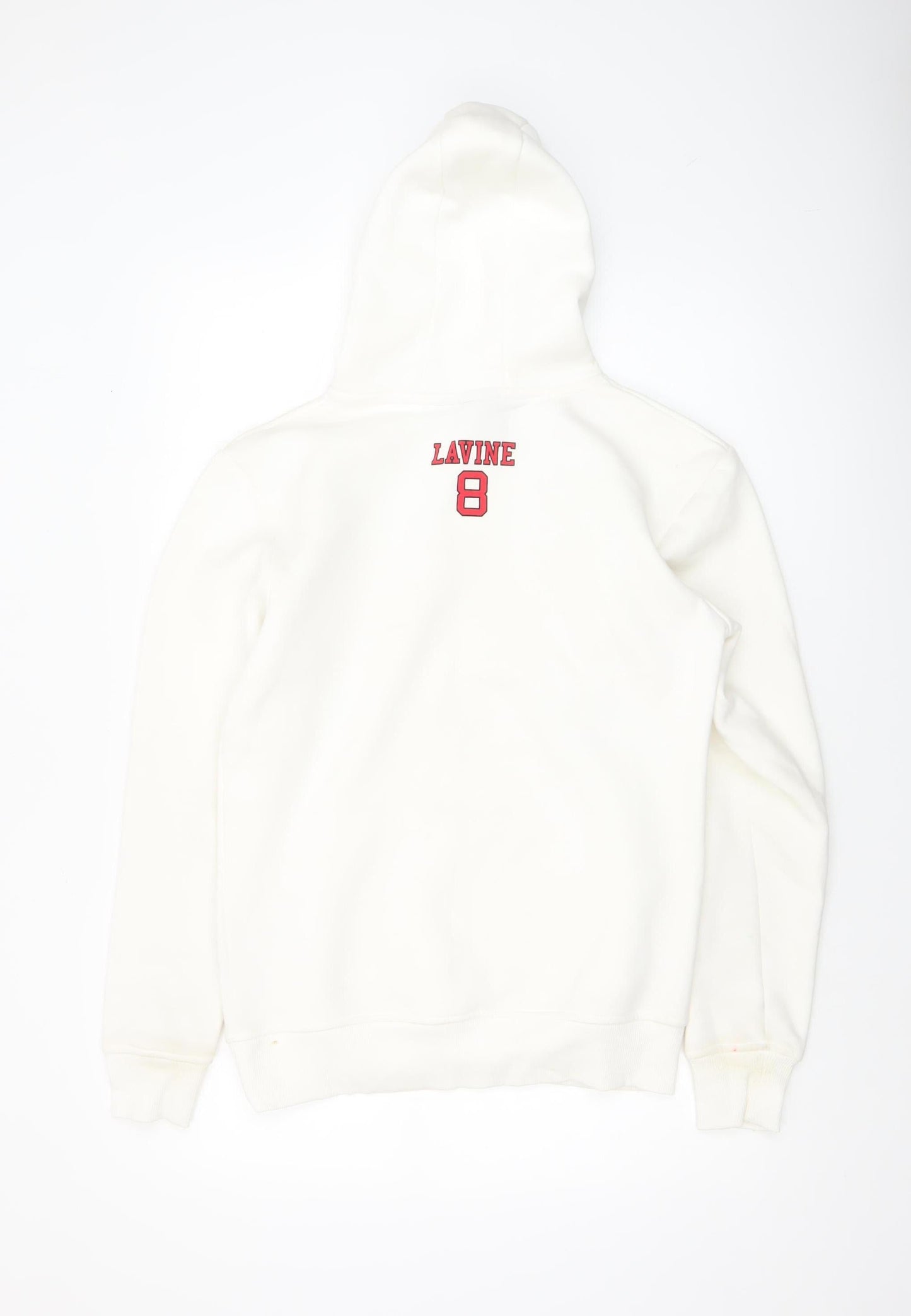 Mens UK Size S NBA White Pullover Hoodie