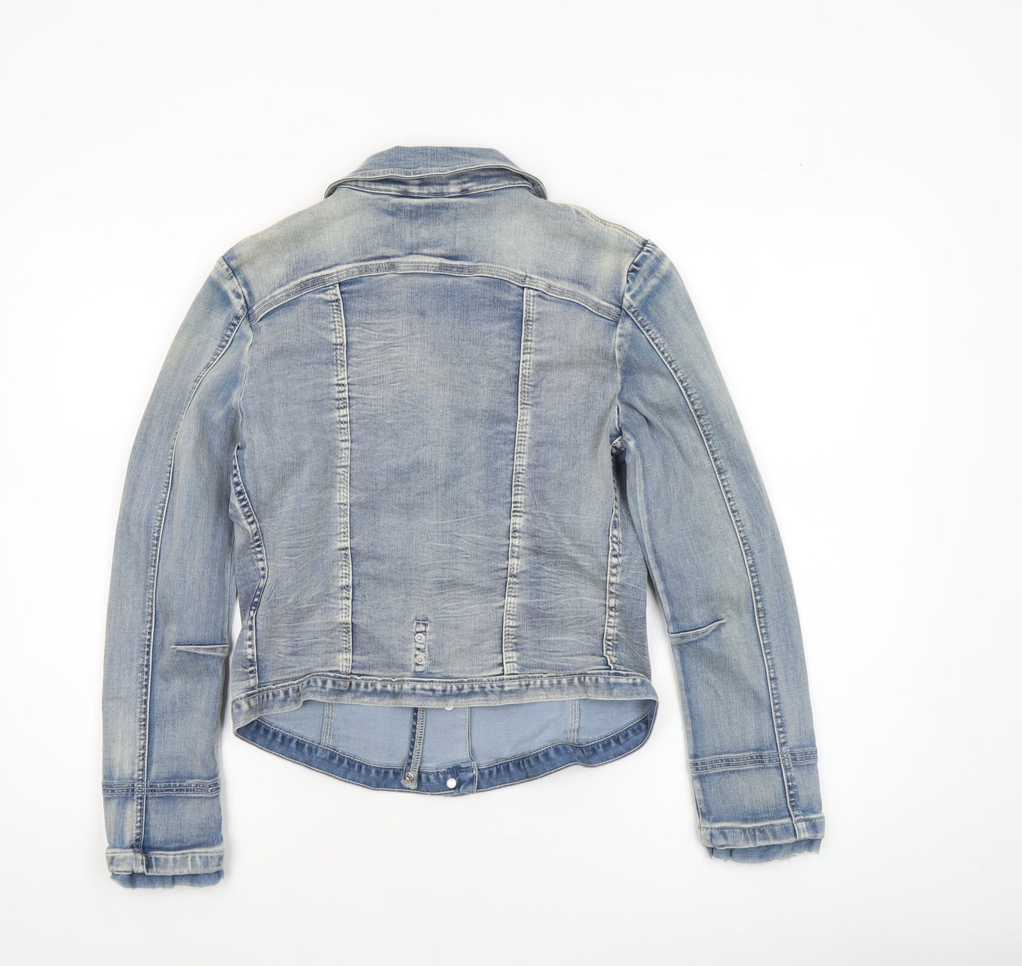 Womens UK Size S Florez Blue Denim Jacket