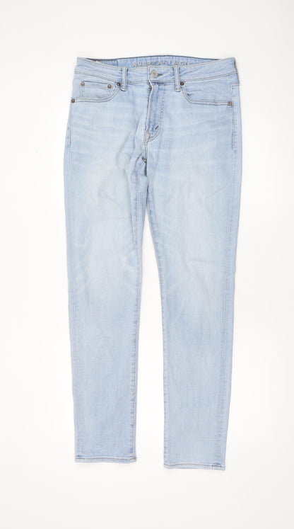 Mens UK Size M American Eagle Slim Fit Skinny Blue Jeans