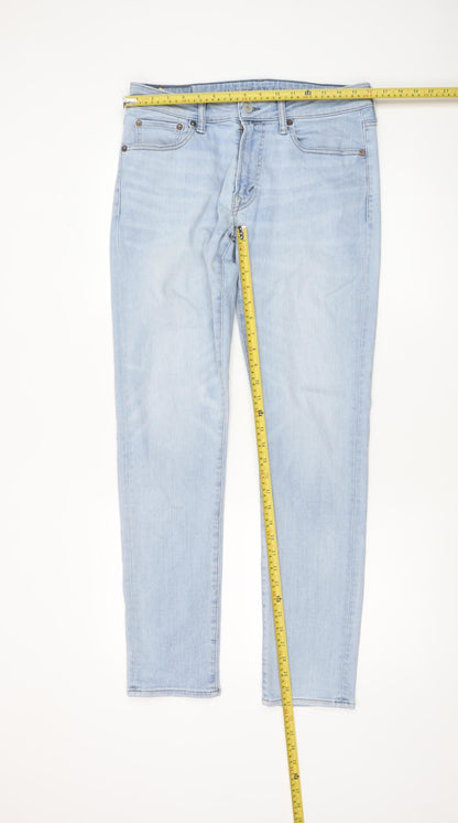 Mens UK Size M American Eagle Slim Fit Skinny Blue Jeans
