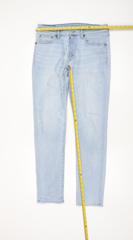 Mens UK Size M American Eagle Slim Fit Skinny Blue Jeans