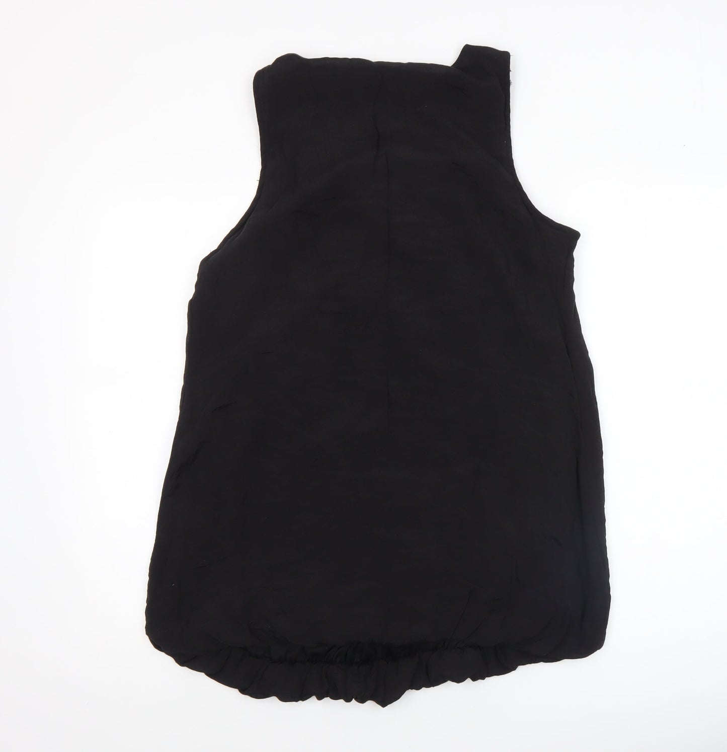 Womens UK Size 14 Dunnes Black Tunic Blouse