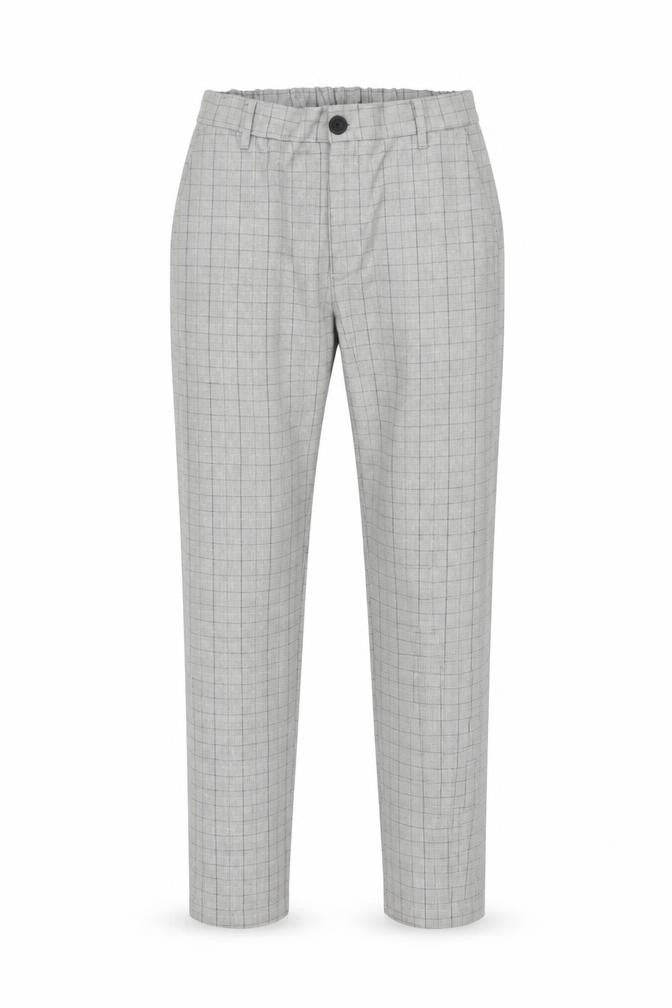 Mens UK Size M Daily Aesthetikz Slim Fit Casual Workwear Grey Trousers