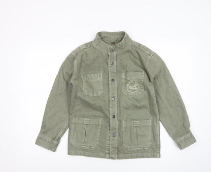 Boys UK Size 9-10 Years El Corte Inglés Green Military Jacket