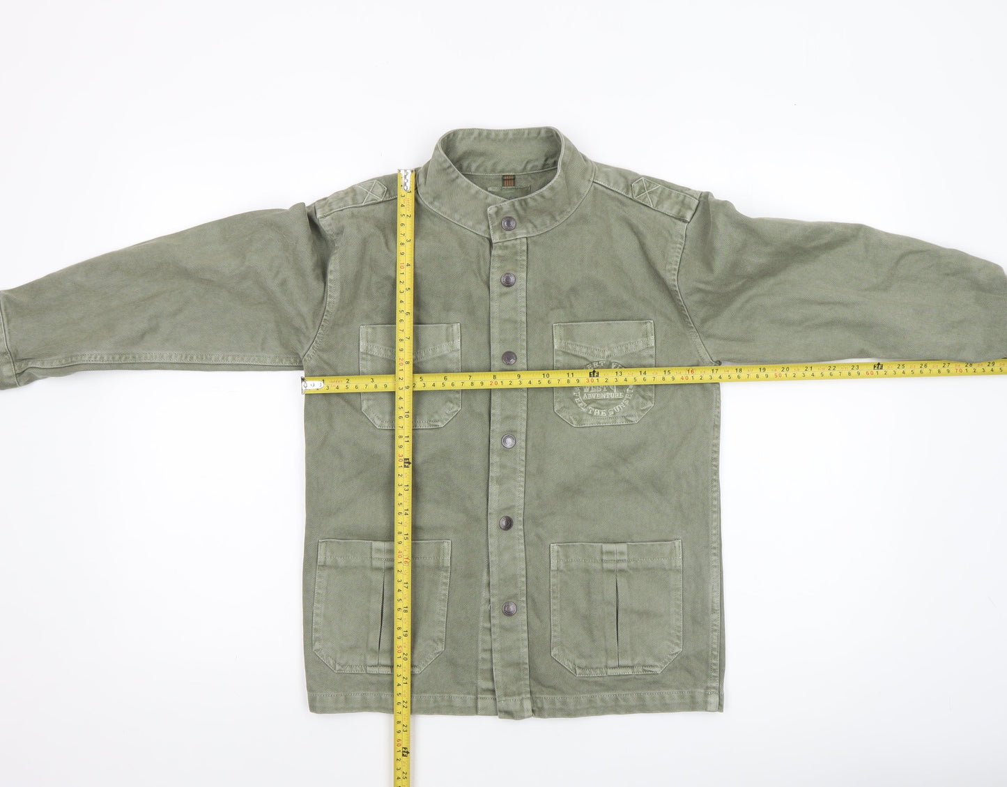 Boys UK Size 9-10 Years El Corte Inglés Green Military Jacket