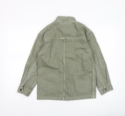 Boys UK Size 9-10 Years El Corte Inglés Green Military Jacket