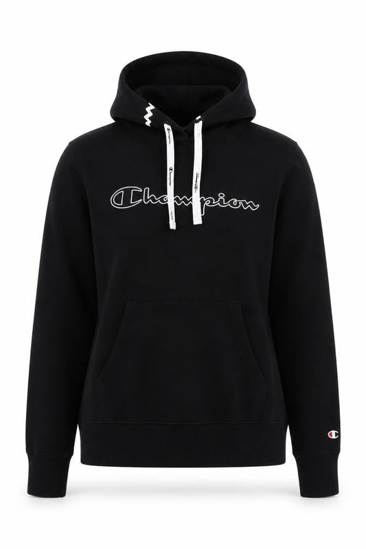 Womens UK Size S Champion Black Pullover Hoodie