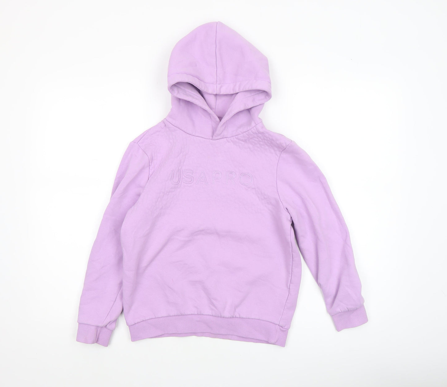 Girls UK Size 9-10 Years USA Pro Purple Pullover Hoodie