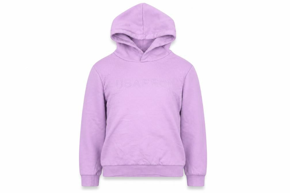 Girls UK Size 9-10 Years USA Pro Purple Pullover Hoodie