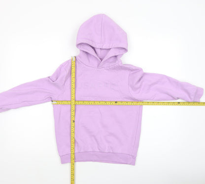 Girls UK Size 9-10 Years USA Pro Purple Pullover Hoodie